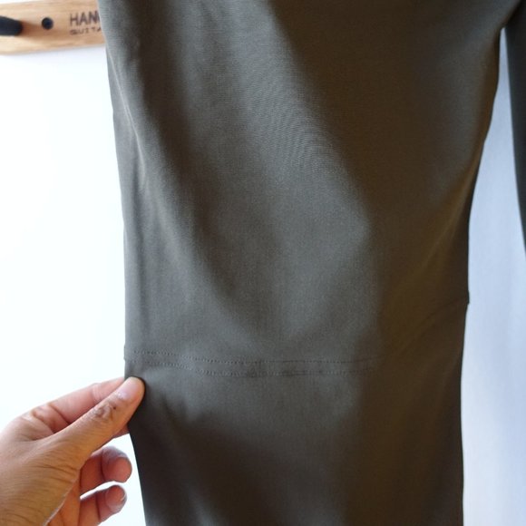 Lululemon Warpstreme ABC Pant Classic 37"L inseam Tall Size 34 Dark Olive - Picture 9 of 12